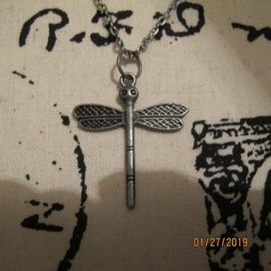 one of a kind dragonfly necklace
